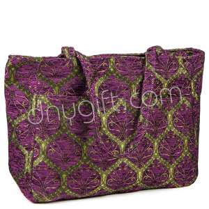 Çift Cepli Plaj Çantası Tavuskuşu Mor