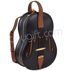 Violin Shape Vegan Leather Bag