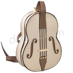 Violin Shape Vegan Leather Bag