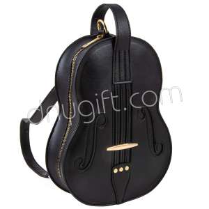 Violin Shape Vegan Leather Bag