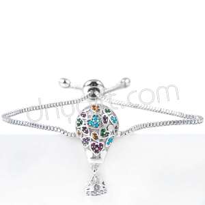 Zirkon Taşlı Balon Bileklik