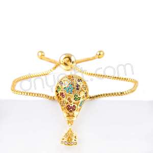 Zirkon Taşlı Balon Bileklik