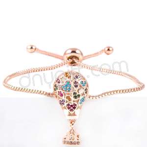 Zirkon Taşlı Balon Bileklik