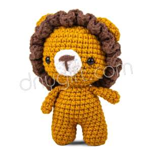 Amigurumi Aslan Anahtarlık