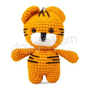 Amigurumi Aslan Anahtarlık