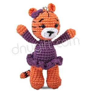 Amigurumi Aslan Anahtarlık