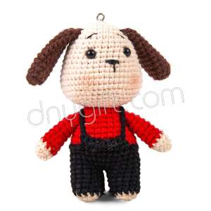 Amigurumi Köpek Anahtarlık
