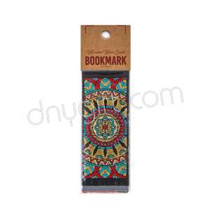 Dokuma Mandala Desenli Bookmark Küçük