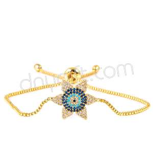 Zirkon Taşlı Yıldız Bileklik