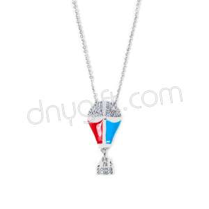 Zirkon Taşlı Balon Kolye