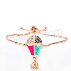 Zirkon Taşlı Balon Bileklik