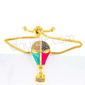 Zirkon Taşlı Balon Bileklik