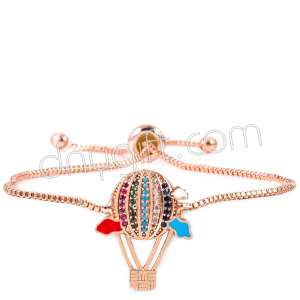 Zirkon Taşlı Balon Bileklik