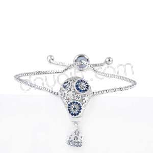 Zirkon Taşlı Balon Bileklik