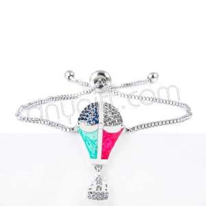 Zirkon Taşlı Balon Bileklik