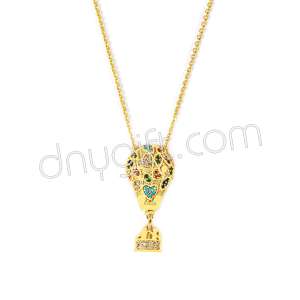 Zirkon Taşlı Balon Kolye