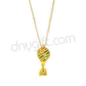 Zirkon Taşlı Balon Kolye