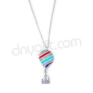 Zirkon Taşlı Balon Kolye