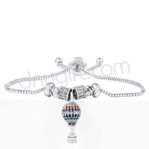 Zirkon Taşlı Balon Bileklik