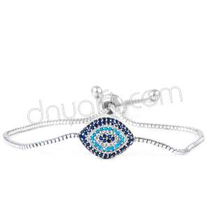 Zirkon Taşlı Göz Bileklik