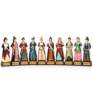 Polyester Valide Sultanlar Biblo Set KM500