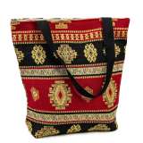 Kilim Desenli Goblen Plaj Çanta