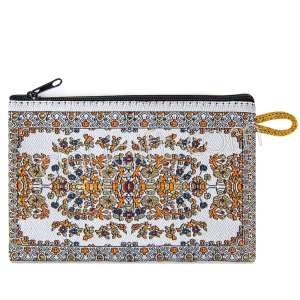 Kilim Desenli Dokuma Cüzdan