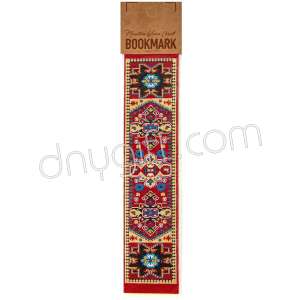 Miniature Turkish Carpet Woven Bookmark