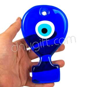 Hot Air Balloon Shaped Glass Evil Eye Figure