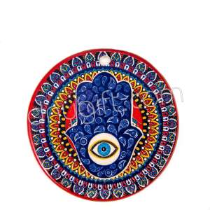 Seramik Fatıma El Desenli