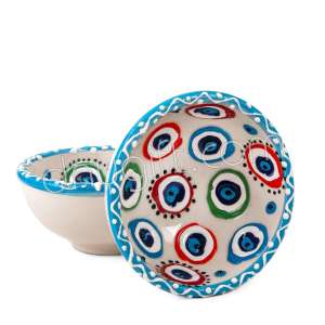 5 Cm Nazar Boncuğu Desenli Kase