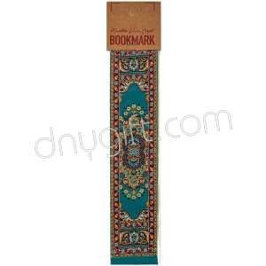 Miniature Turkish Carpet Woven Bookmark