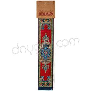 Miniature Turkish Carpet Woven Bookmark