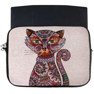 Otantik Goblen Kedi Desenli Laptop Çantası