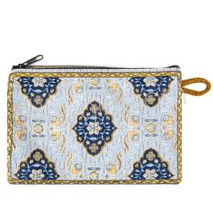 Kilim Desenli Dokuma Cüzdan