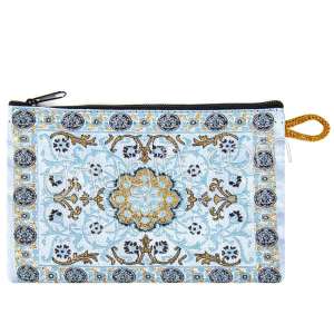 Kilim Desenli Dokuma Cüzdan