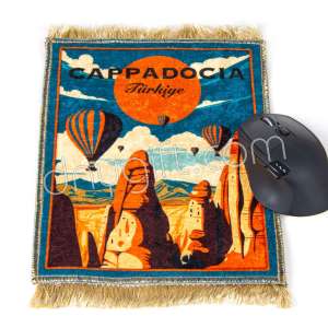 Dokuma Minyatür Halı Mousepad Kapadokya
