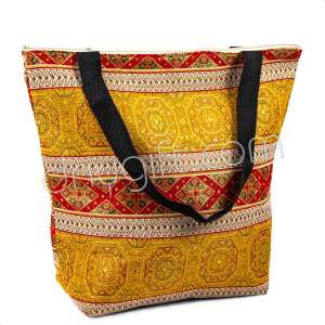 Kilim Desenli Goblen Plaj Çanta