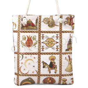Kilim Desenli Heybe Çanta