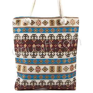 Kilim Desenli Heybe Çanta