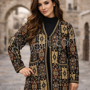 Kilim Desenli Tunik Hırka