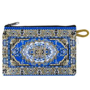 Kilim Desenli Dokuma Cüzdan