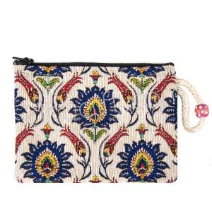 Çini Desenli Goblen Cüzdan