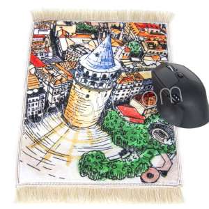 Dokuma Minyatür Bambu Mouse Pad İstanbul