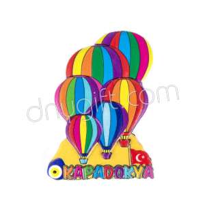 Polyester Kapadokya Balonlu Magnet 11 No