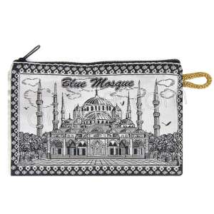İstanbul Desenli Dokuma Cüzdan