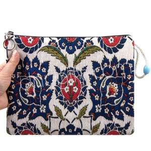 Goblen Klaç Çanta Kilim Desenli