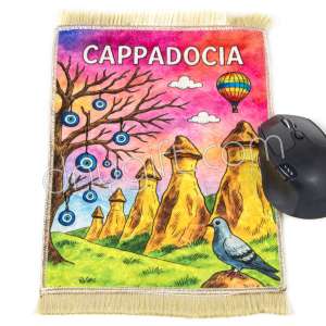 Dokuma Minyatür Halı Mousepad Kapadokya