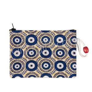 Nazar Desenli Goblen Cüzdan