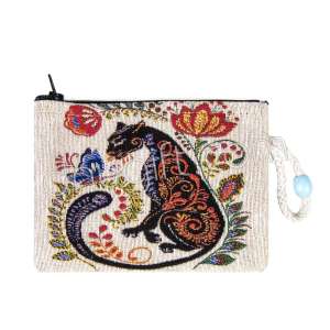 Kedi Desenli Goblen Cüzdan